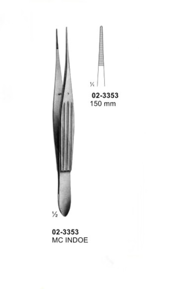 MC INDOE DRESSING FORCEPS 15,0 CM